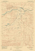 Careyhurst Converse Wyoming Quad - USGS 1950 Poster Print by USGS USGS # WYCA0003
