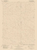 Oak Creek Wyoming Quad - USGS 1978 Poster Print by USGS USGS # WYOC0001