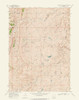 Broken Horn Creek Wyoming Quad - USGS 1968 Poster Print by USGS USGS # WYBH0001