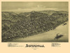 Sistersville West Virginia - Fowler 1896 Poster Print by Fowler Fowler # WVSI0001