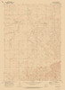 North West Bill Wyoming Quad - USGS 1970 Poster Print by USGS USGS # WYBI0002