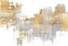 Dynamic Gold on Grey I Poster Print by Alex Wise # WS116307