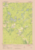 Lily Wisconsin Quad - USGS 1950 Poster Print by USGS USGS # WIWI0002