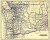 Washington Railroads and Townships - Grant 1887 Poster Print by Grant Grant # WAZZ0010