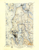 Snohomish Washington Quad - USGS 1895 Poster Print by USGS USGS # WASN0001