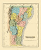 Vermont - Lucas 1822 Poster Print by Lucas Lucas # VTZZ0024