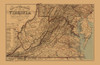 Virginia, West Virginia - Krebs 1864 Poster Print by Krebs Krebs # VAZZ0007