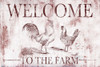 Welcome Farm Poster Print by Victoria Brown # VBRC095B