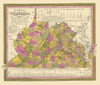 Virginia - Mitchell 1846 Poster Print by Mitchell Mitchell # VAZZ0003