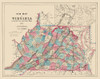 Virginia, West Virginia - Hoyer 1861 Poster Print by Hoyer Hoyer # VAZZ0008