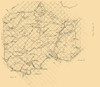 Stafford County Virginia - 1860 Poster Print by Unknown Unknown # VAST0001