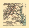 Civil War Campaign Virginia - Joerg 1862 Poster Print by Joerg Joerg # VACI0001