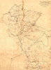 Fauquier County Virginia - Hotchkiss 1863 Poster Print by Hotchkiss Hotchkiss # VAFA0004
