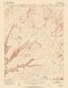 Knoll Utah Quad - USGS 1954 Poster Print by USGS USGS # UTKN0001