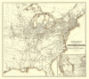 United States Railroads - Colton 1870 Poster Print by Colton Colton # USZZ0034