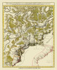 American Eastern Seaboard - 1730 Poster Print by Unknown Unknown # USZZ0001