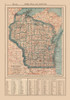 Wisconsin - Poates 1921 Poster Print by Poates Poates # USWI0002