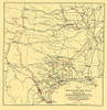 Rio Grande and Pecos Railway - Bien 1882 Poster Print by Bien Bien # USRI0001