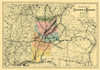 Savannah and Memphis Railroad - Colton 1872 Poster Print by Colton Colton # USSO0003