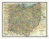 Ohio - Johnson 1888 Poster Print by Johnson Johnson # USOH0003