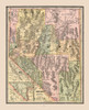 Nevada, United States - Cram 1888 Poster Print by Cram Cram # USNE0037
