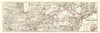 Erie Railway with Connections - Colton 1869 Poster Print by Colton Colton # USNE0010
