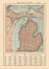 Michigan - Reynold 1921 Poster Print by Reynold Reynold # USMI0018
