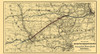 Chicago and Southwestern Railway - Colton 1869 Poster Print by Colton Colton # USMW0002