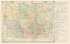 North Central States - Monteith 1882 Poster Print by Monteith Monteith # USNC0003