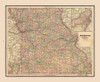 Missouri - Cram 1888 Poster Print by Cram Cram # USMI0008