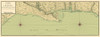 Gulf Coast Nautical Map - 1732 Poster Print by Unknown Unknown # USGU0004