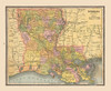 Louisiana, United States - Cram 1888 Poster Print by Cram Cram # USLO0003