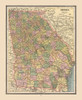 Georgia, United States - Cram 1888 Poster Print by Cram Cram # USGE0001