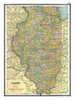 Illinois - Johnson 1888 Poster Print by Johnson Johnson # USIL0003