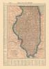 Illinois - Reynold 1921 Poster Print by Reynold Reynold # USIL0004