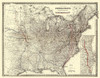Fort Scott, topeka and Lincoln Railroad 1883 Poster Print by Colton Colton # USEA0013
