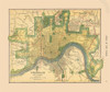 Cincinnati  Ohio - Hammond 1910 Poster Print by Hammond Hammond # USCI0001