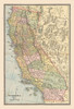 California, United States - Cram 1888 Poster Print by Cram Cram # USCA0001