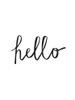 Hello Poster Poster Print by Urban Road Urban Road # URP26