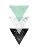 Mint Geometric 3 Poster Print by Urban Epiphany Urban Epiphany # UERC094C