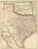 Texas and Indian Territory - Rand McNally 1879 Poster Print by Rand McNally Rand McNally # TXZZ0071