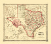 Texas - Schonberg 1867 Poster Print by Schonberg Schonberg # TXZZ0088