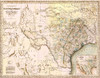 Texas and Northern Mexico - Desilver 1859 Poster Print by Desilver Desilver # TXZZ0037
