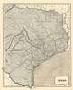 Texas - Morse and Breese 1845 Poster Print by Morse Morse # TXZZ0075