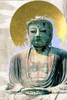 Japanese Buddha with Halo Poster Print by Urban Epiphany Urban Epiphany # UERC173B