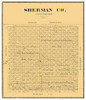 Sherman County Texas - Beaumont 1889  Poster Print by Beaumont Beaumont # TXSH0009