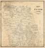 Tyler County Texas - Rowe 1897  Poster Print by Rowe Rowe # TXTY0003