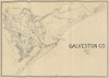 Galveston County Texas - Pressler 1891  Poster Print by Pressler Pressler # TXGA0064