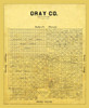 Gray County Texas - 1889 Poster Print by Unknown Unknown # TXGR0006