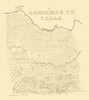 Hardeman County Texas - 1880 Poster Print by Unknown Unknown # TXHA0009